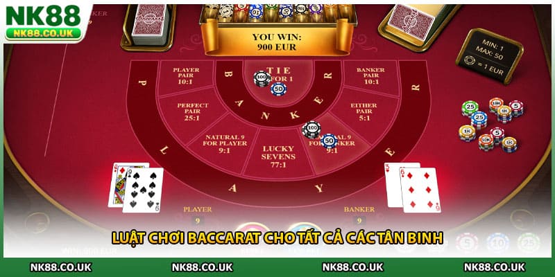 Luật chơi baccarat cho tất cả các tân binh
