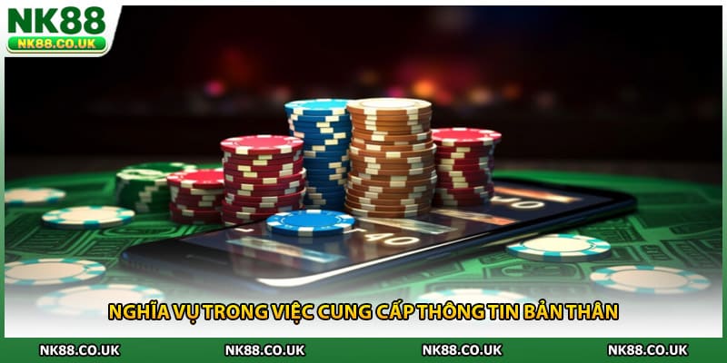 Nghĩa vụ trong việc cung cấp thông tin bản thân